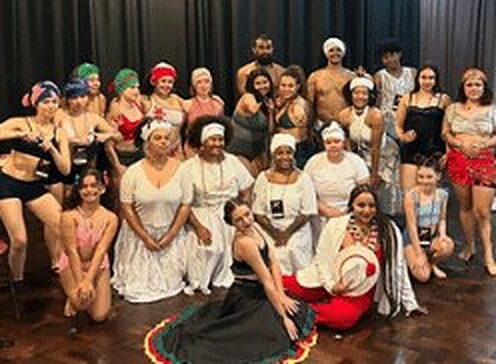 Elenco do espetáculo Tributo ao RS